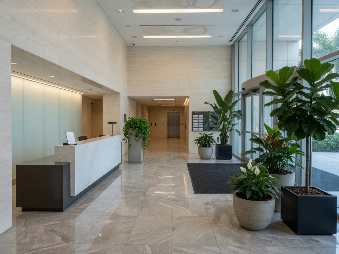 Gepflegte Lobby